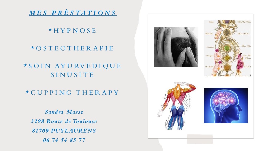 photo seance Masse sandra