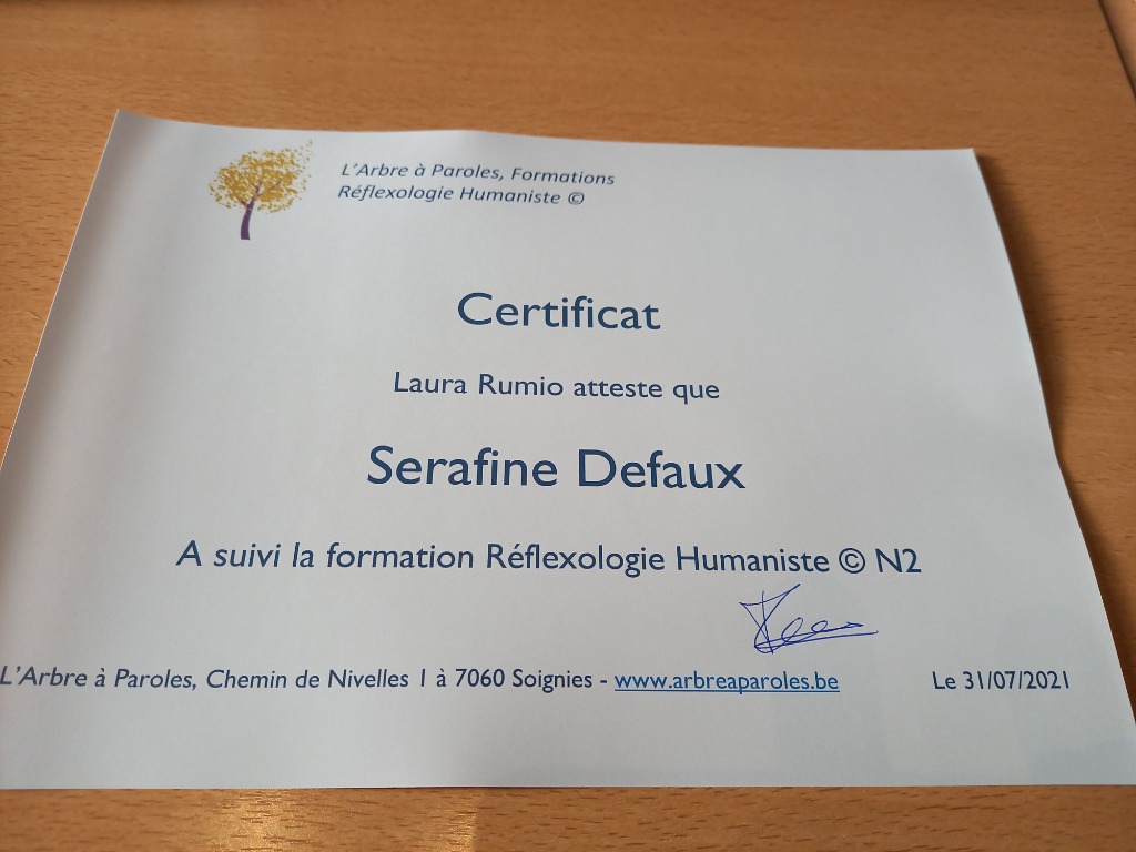 photo diplome A fleur de peau - Serafine Defaux