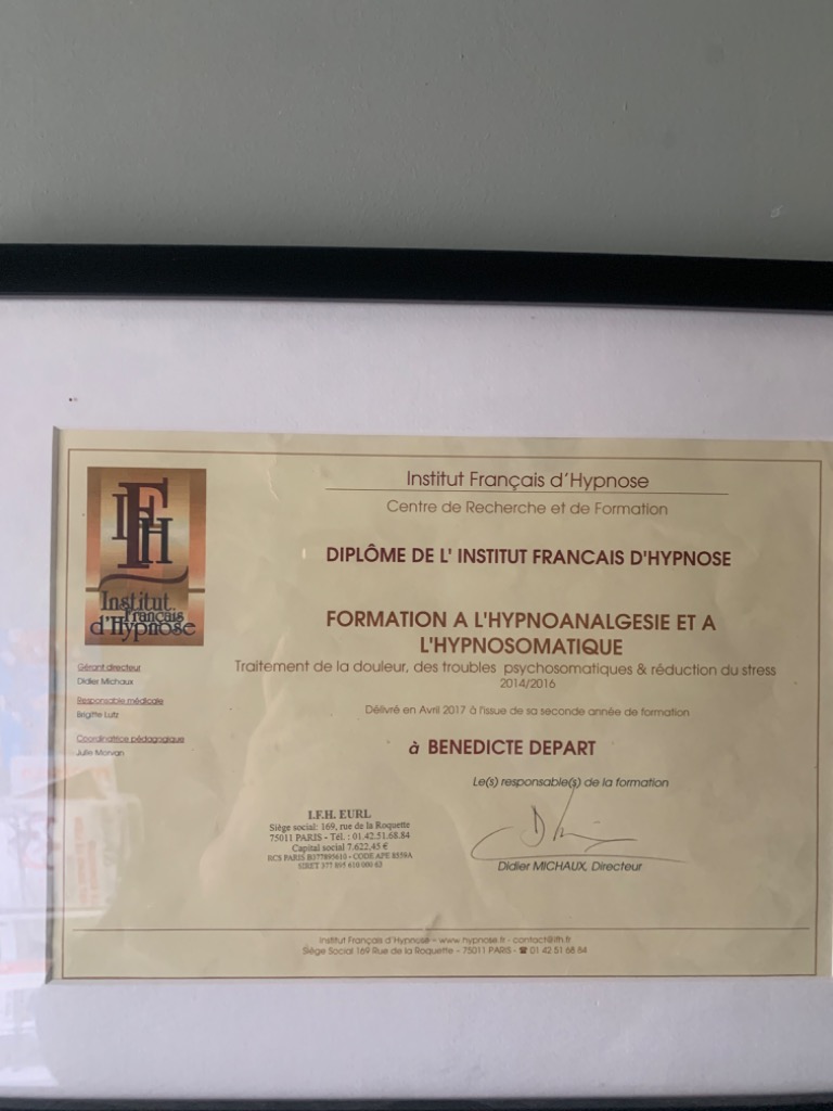 photo diplome Dupin RIGNAULT benedicte