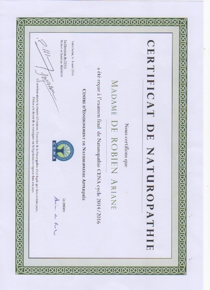 photo diplome Ariane de Robien