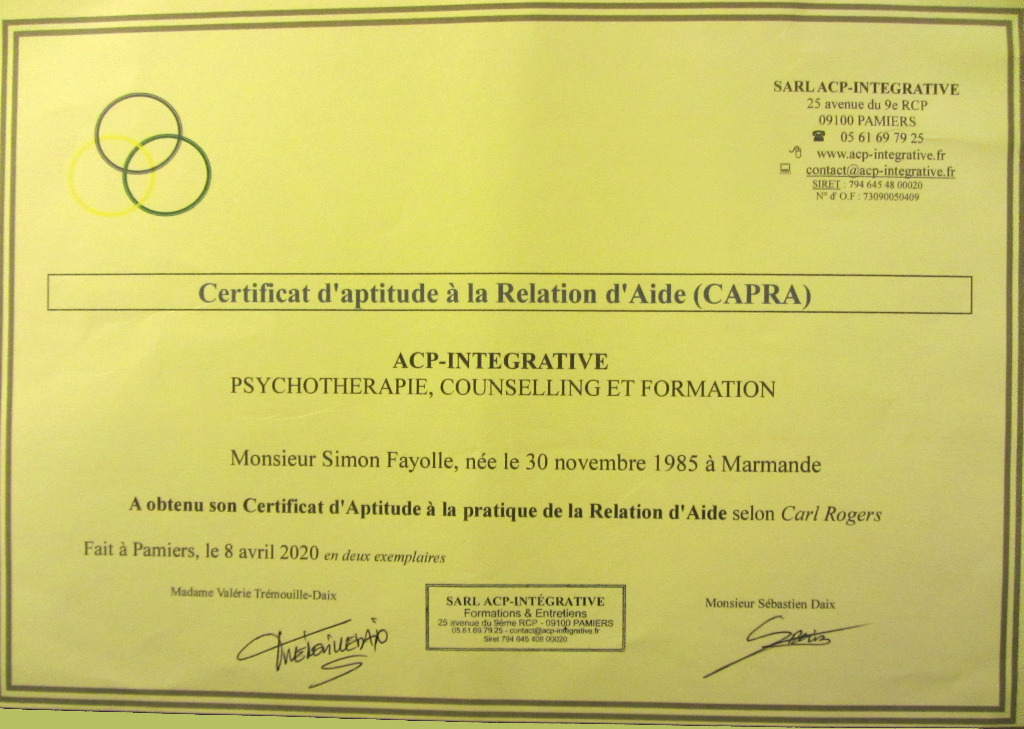 photo diplome Simon Fayolle