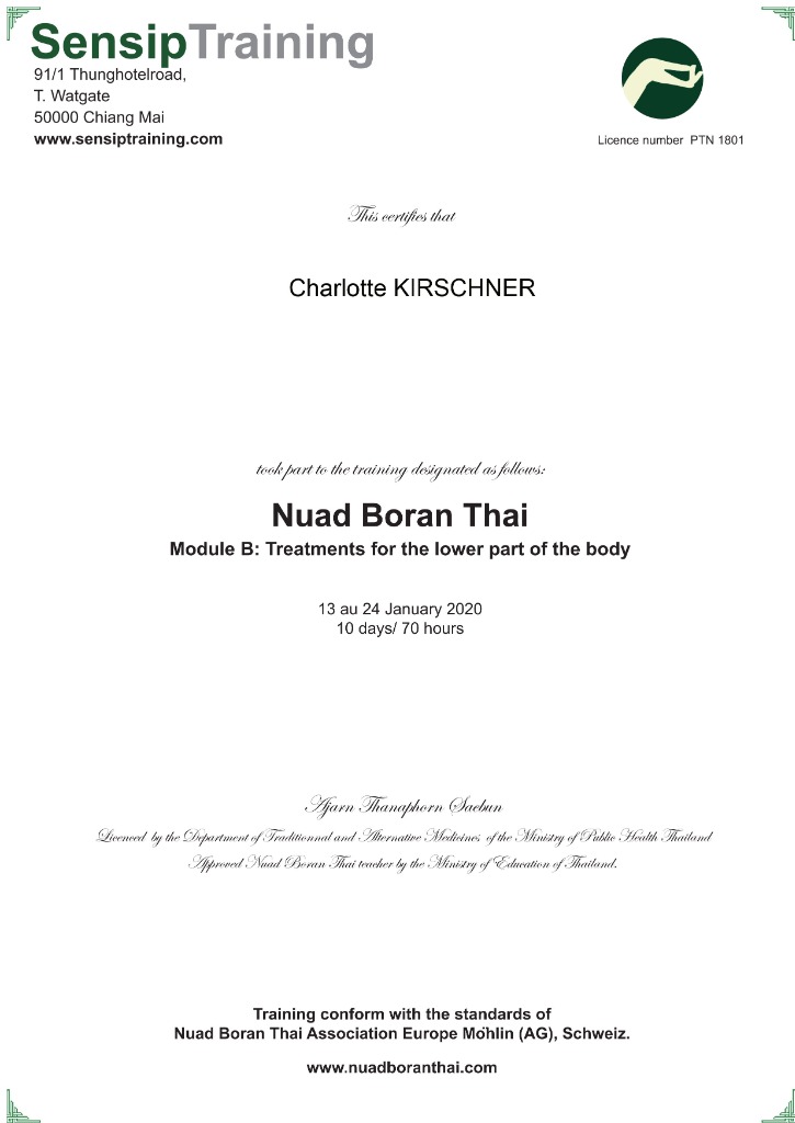 photo diplome Charlotte - La Cellule Source