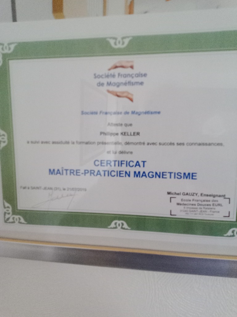 photo diplome Philippe Keller