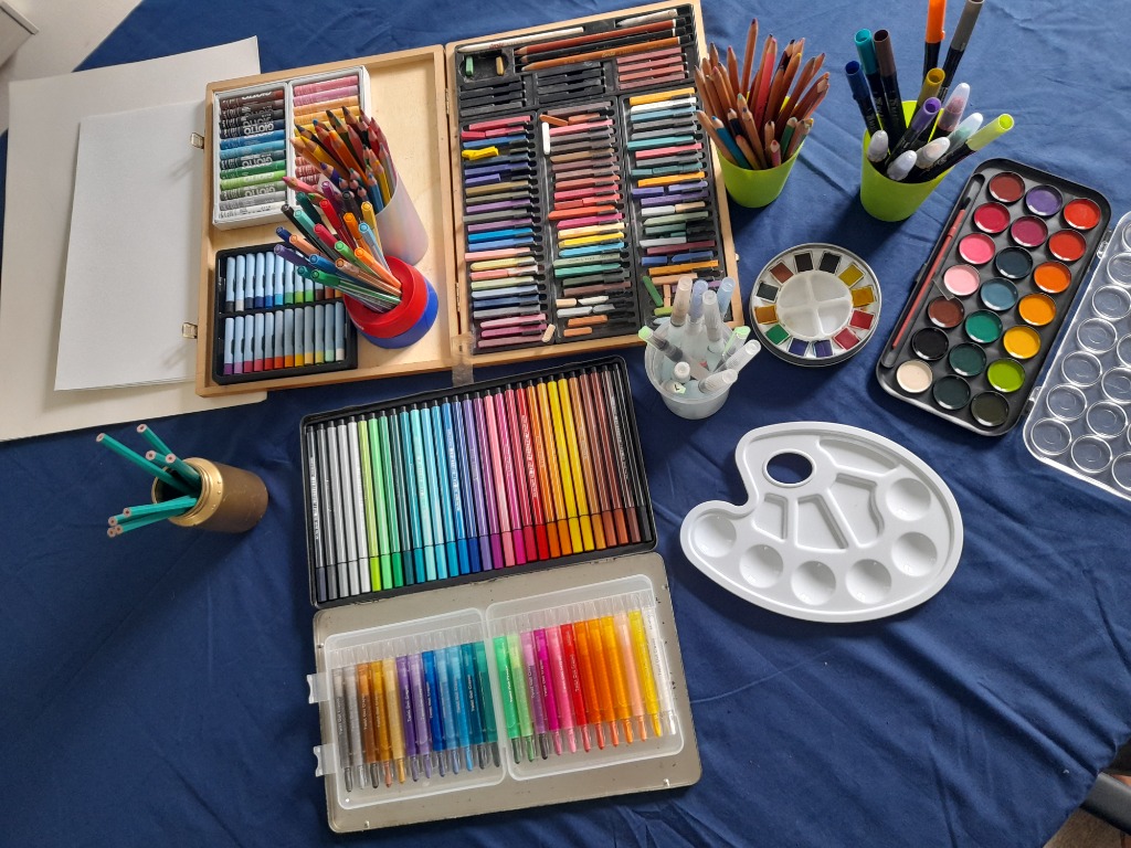 photo seance Blue Art Thérapie 