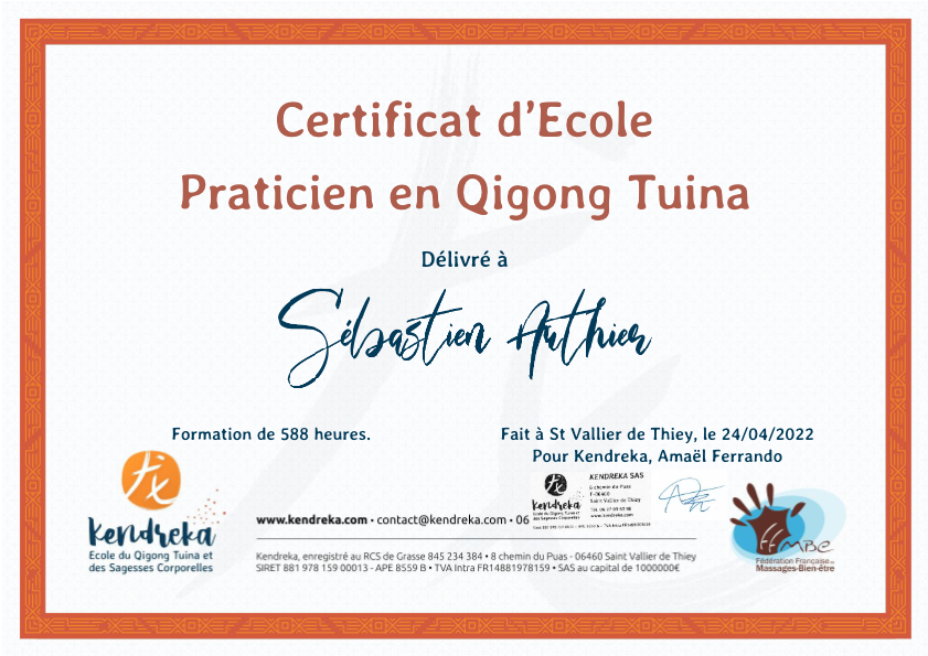 photo diplome Sebastien authier