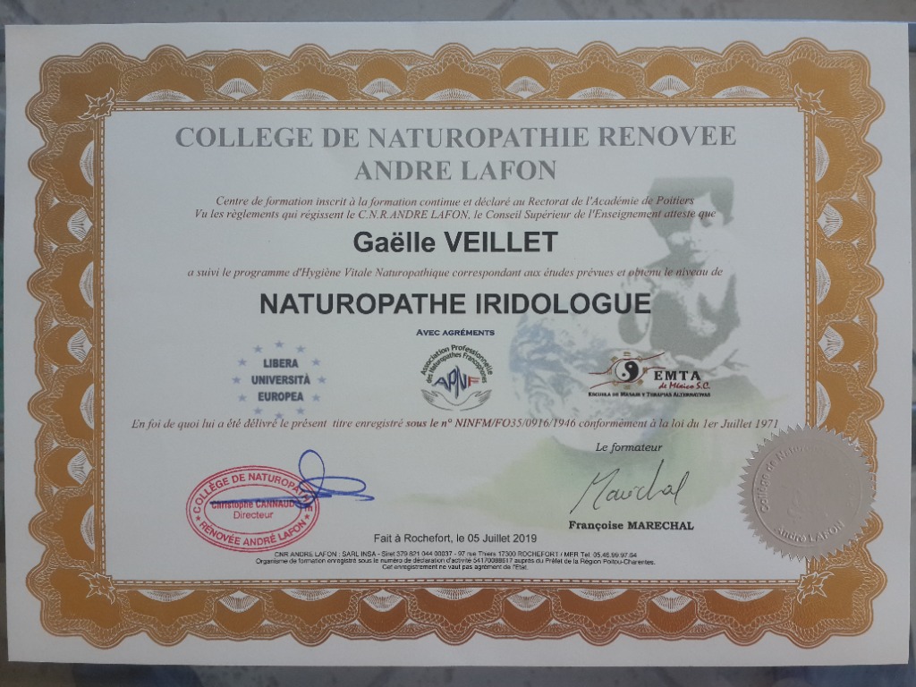 photo diplome GAELLE VEILLET