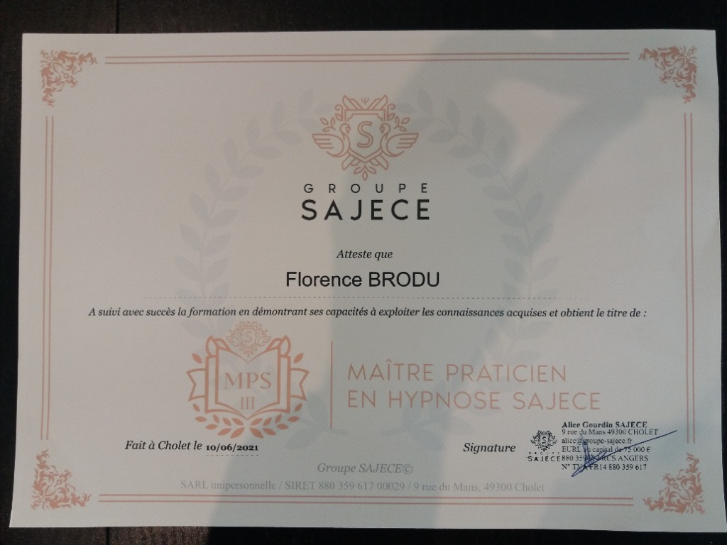 photo diplome Florence Brodu