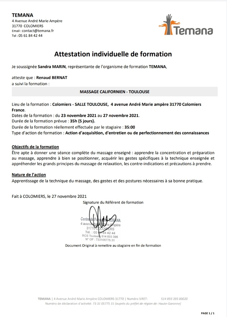 photo seance Renaud Bernat