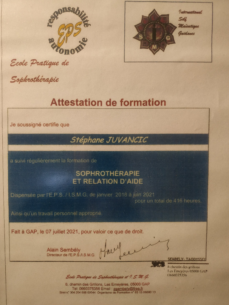 photo activite Stephane Juvancic