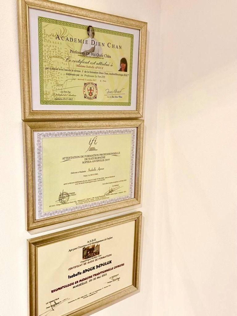 photo diplome ISABELLE APOUX