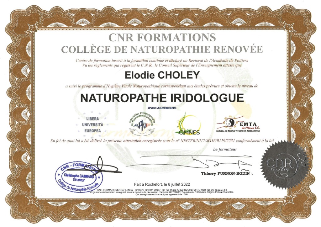 photo diplome Elodie CHOLEY