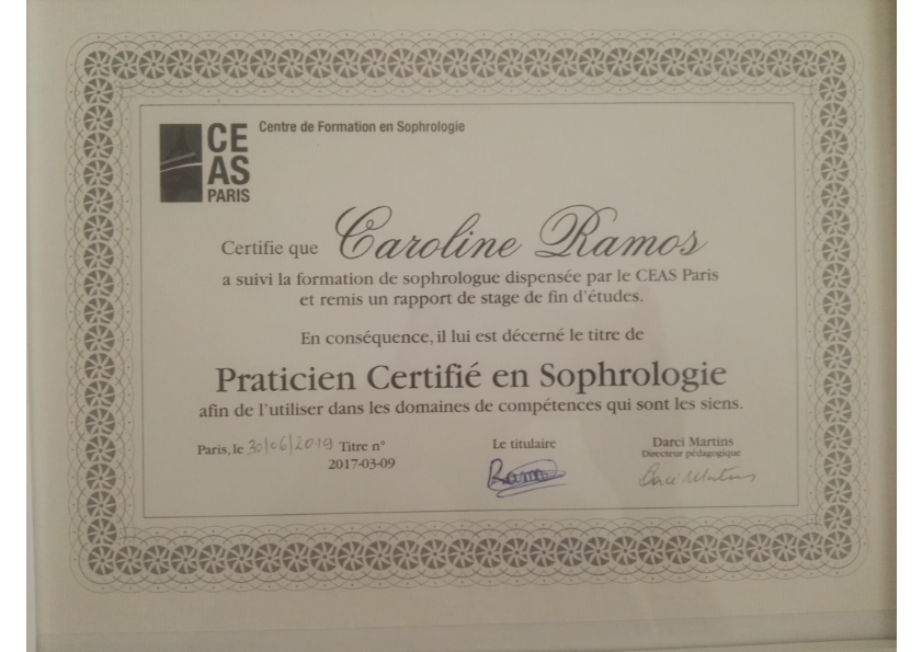 photo diplome Caroline Ramos