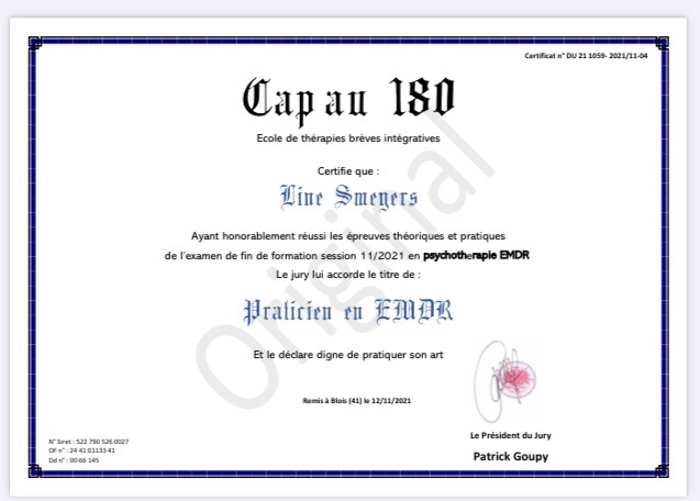 photo diplome Line smeyers