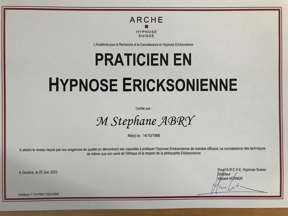 photo diplome Stéphane Abry