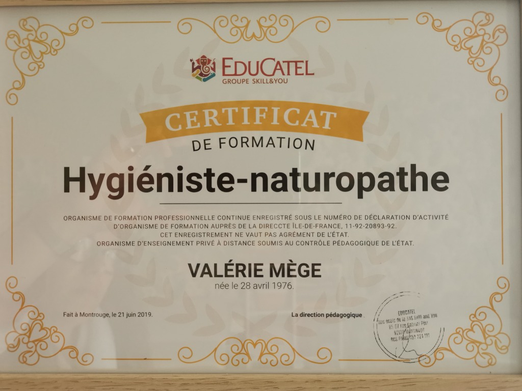 photo diplome Valérie Mège 