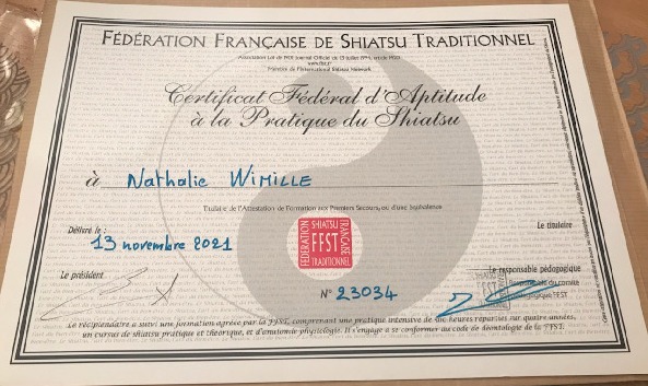 photo diplome Nathalie Wimille