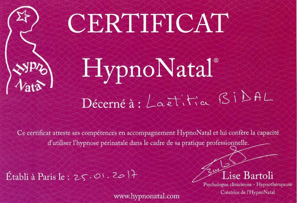 photo activite Laetitia BIDAL