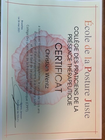 photo diplome Christian WENTZ