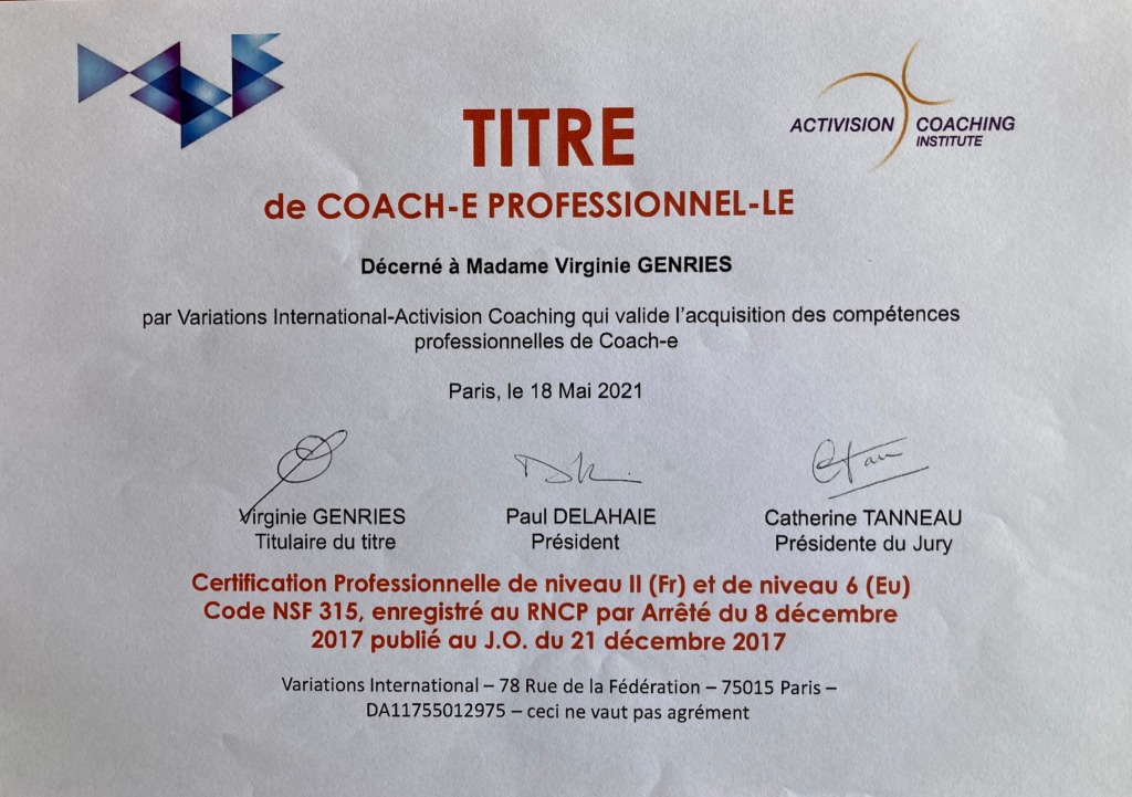 photo diplome Virginie Genries