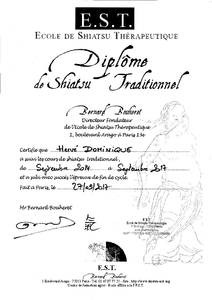 photo diplome Hervé Dominique
