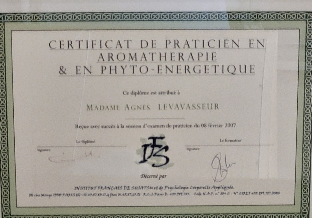 photo diplome Agnes levavasseur