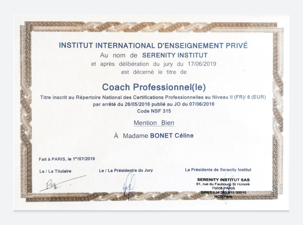 photo diplome Céline Bonet 