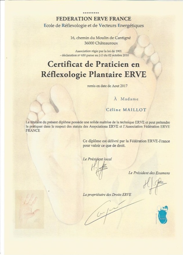 photo diplome Celine Maillot