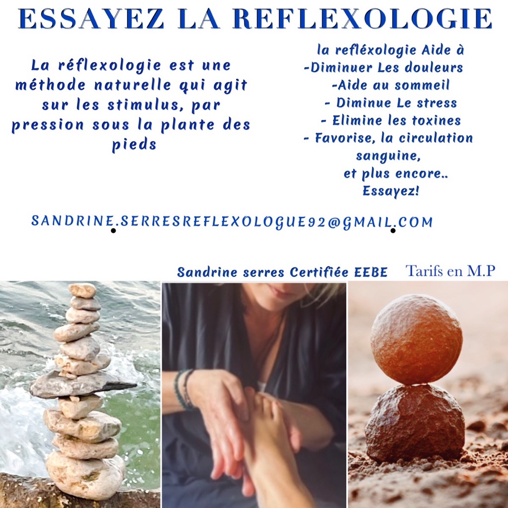 photo activite Sandrine serres Reflexologue 92