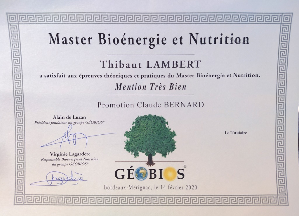 photo diplome THIBAUT LAMBERT