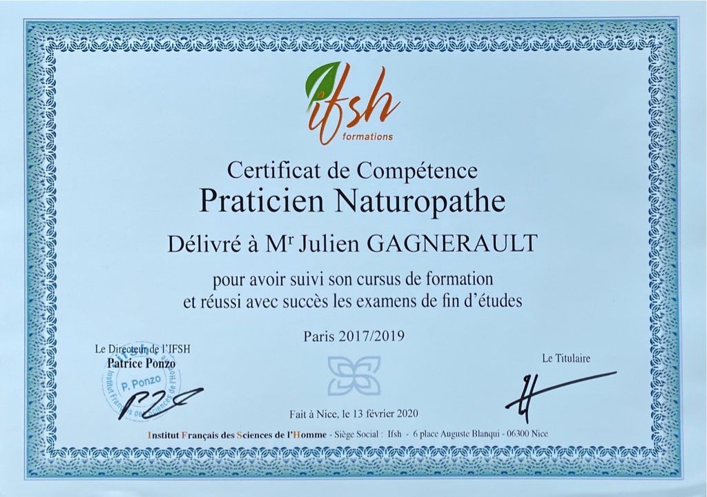 photo diplome Julien Gagnerault