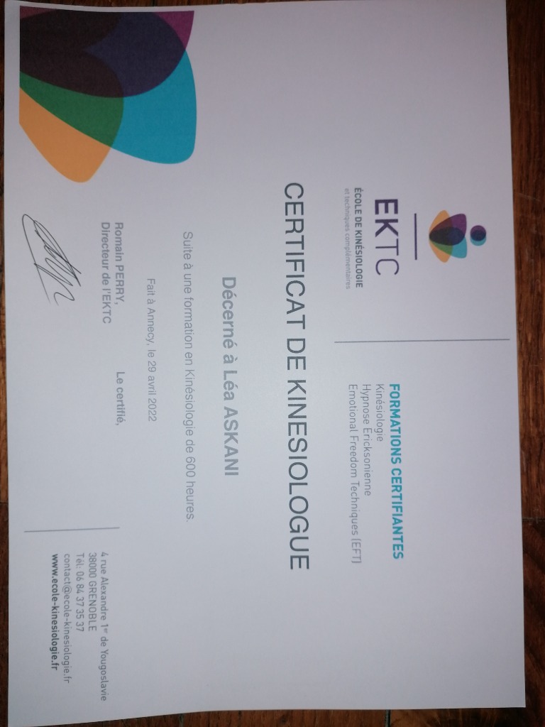 photo diplome Lea Askani