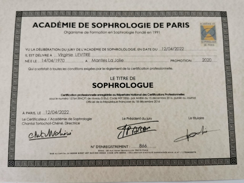 photo diplome Virginie Levitre