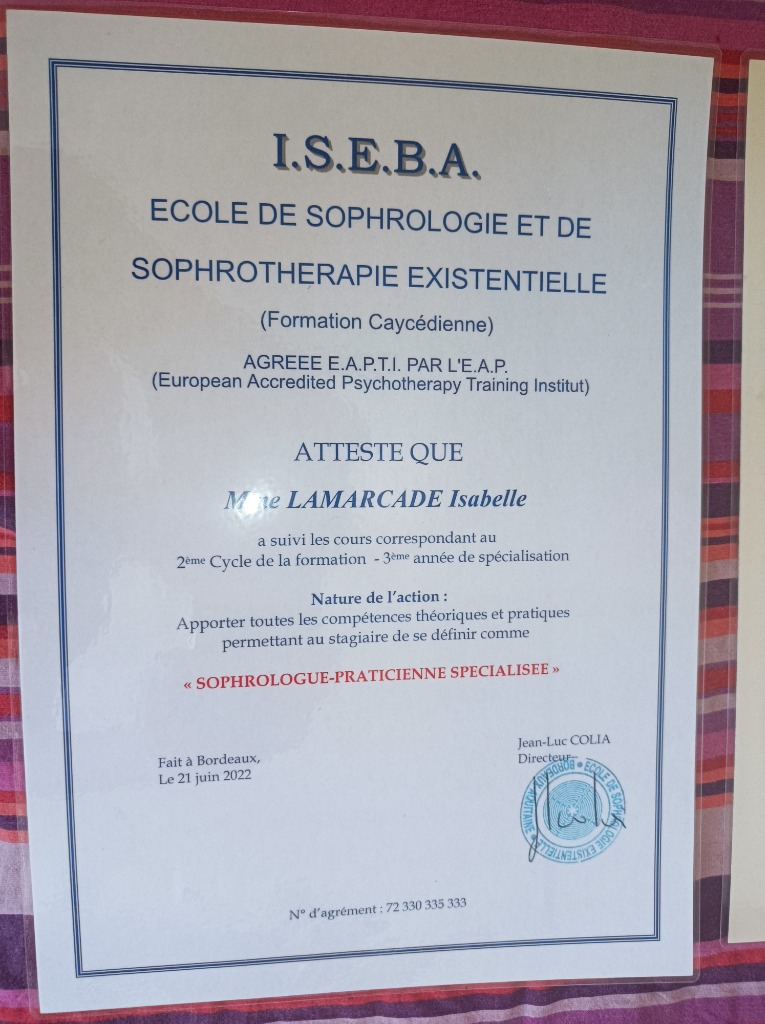 photo diplome Lamarcade