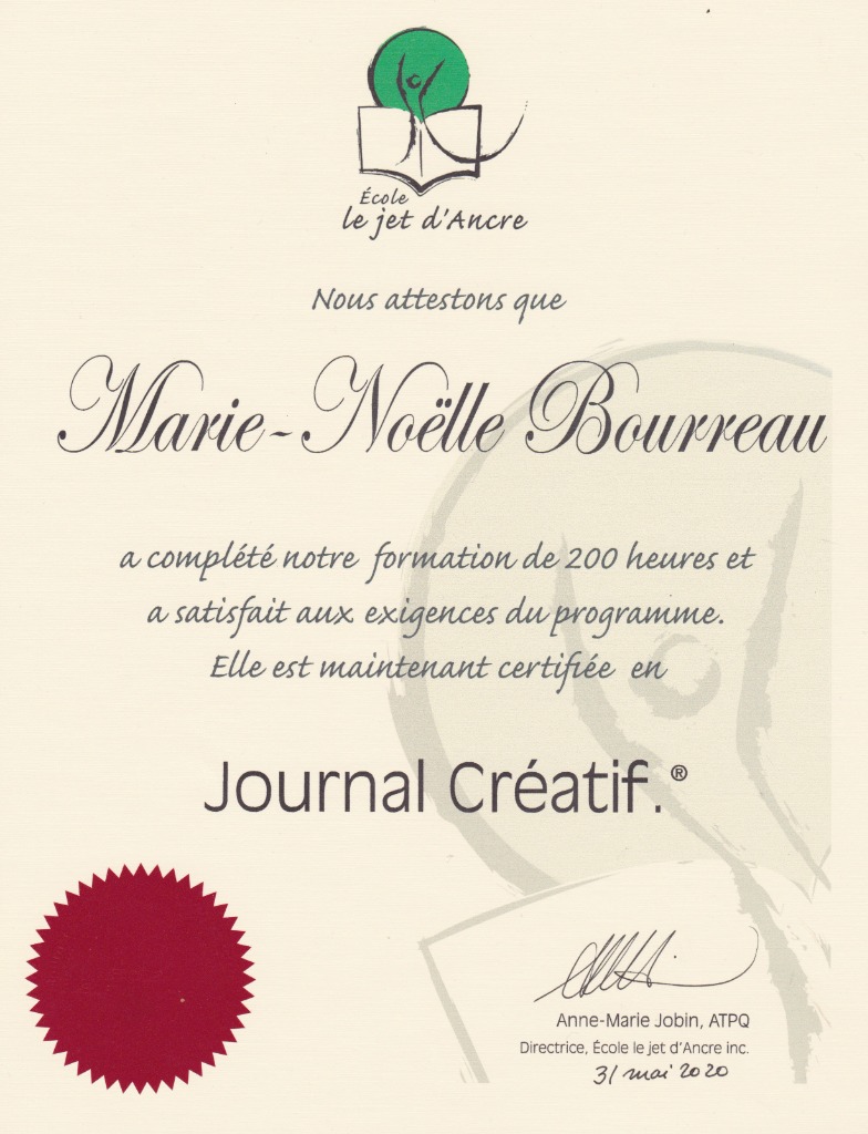 photo diplome Bourreau Marie-Noëlle