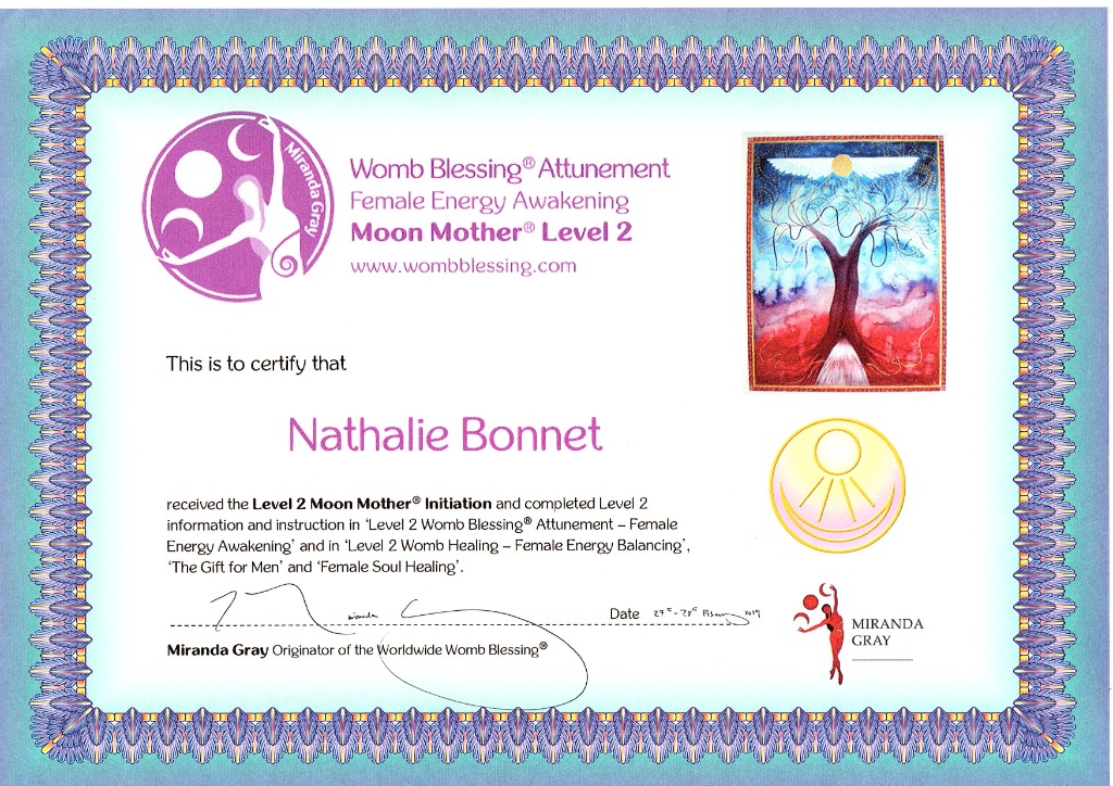 photo diplome Nathalie Bonnet