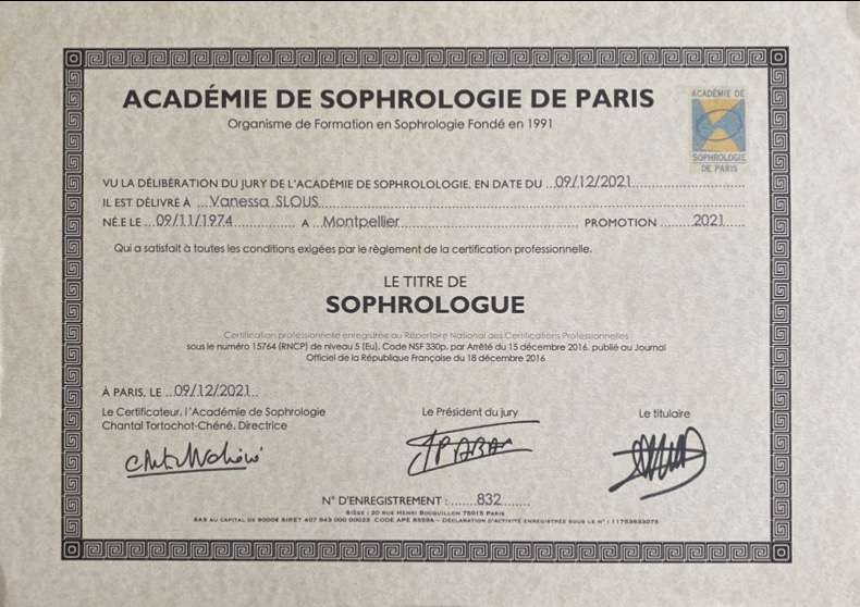 photo diplome Vanessa Slous