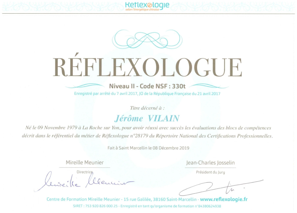 photo diplome JV’Zen