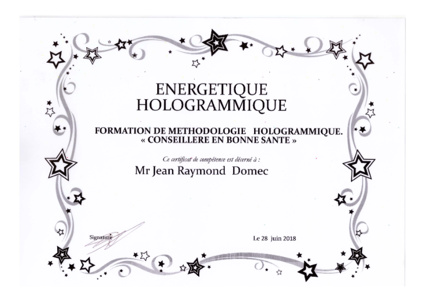 photo diplome Jean-Raymond Domec
