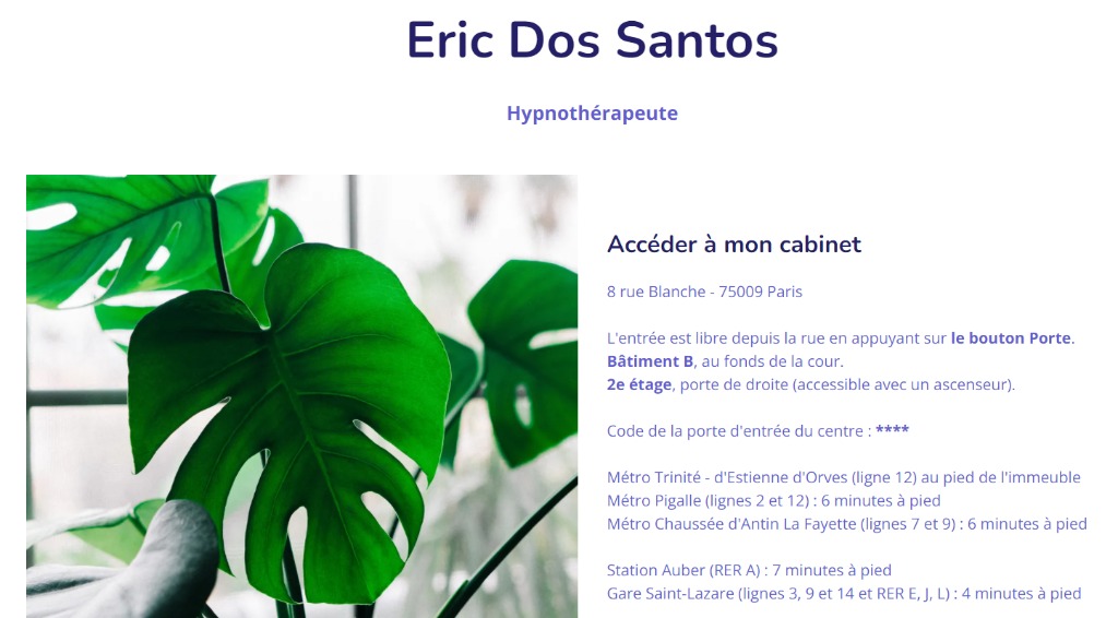photo activite Eric Dos Santos