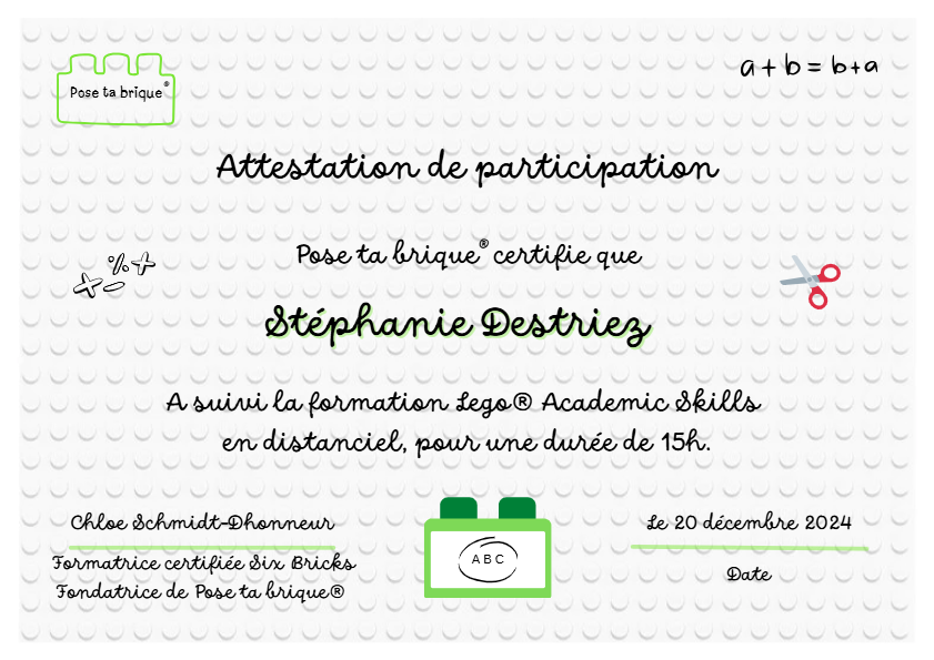 photo diplome Stephanie Destriez