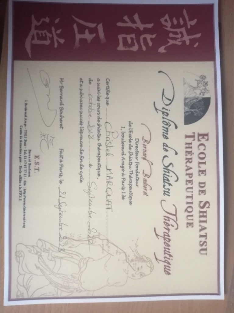 photo diplome Christel Marquat 