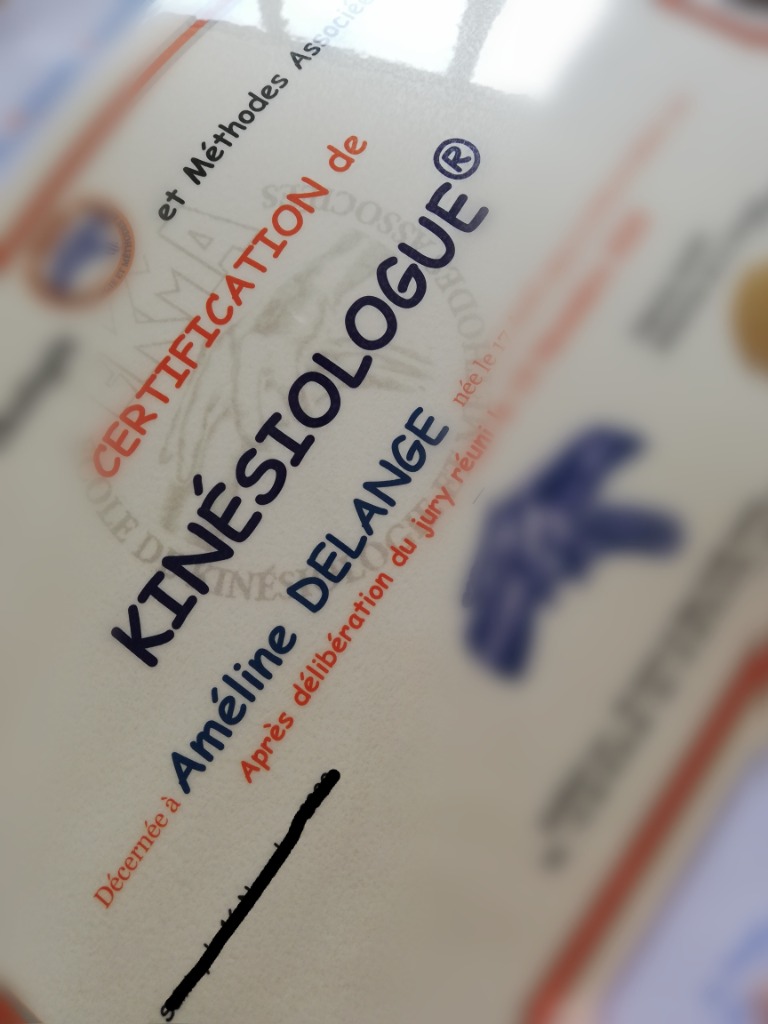photo diplome Améline Delange