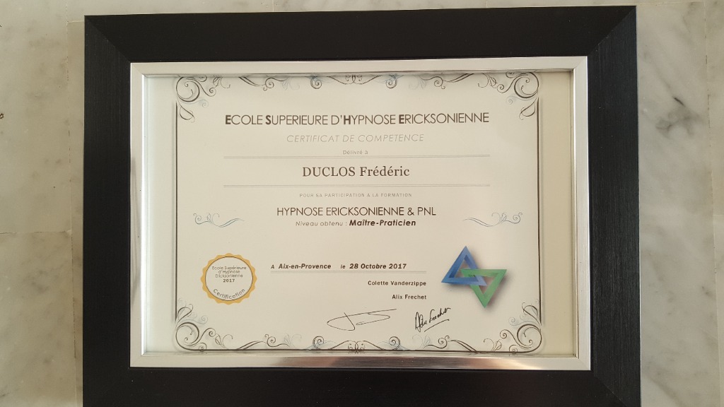 photo diplome Duclos frédéric