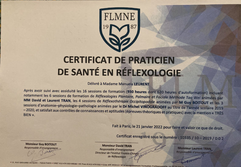 photo diplome Manuela Menveux 