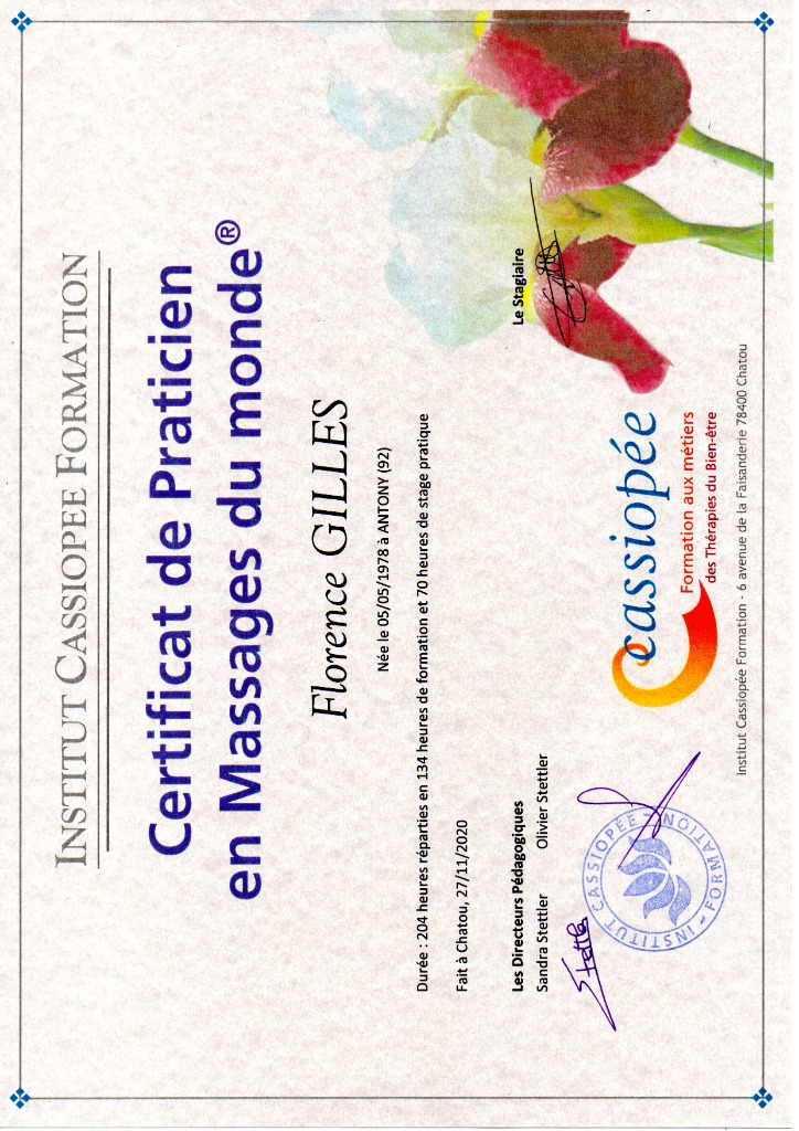 photo diplome LE COCON DE COTON