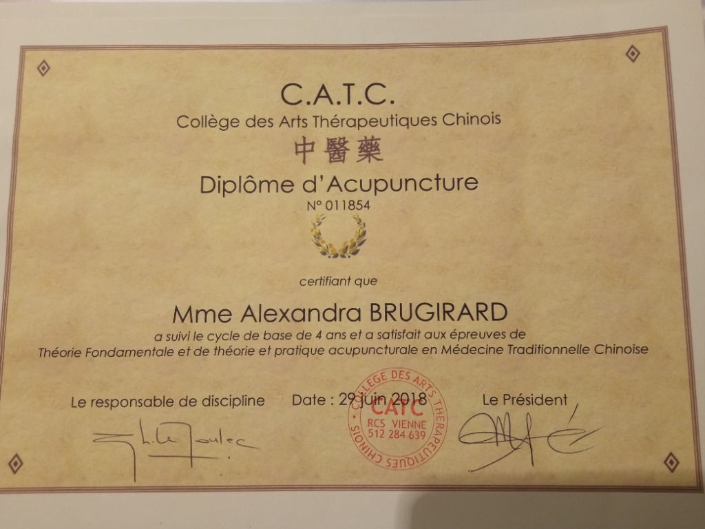 photo diplome Alexandra Brugirard