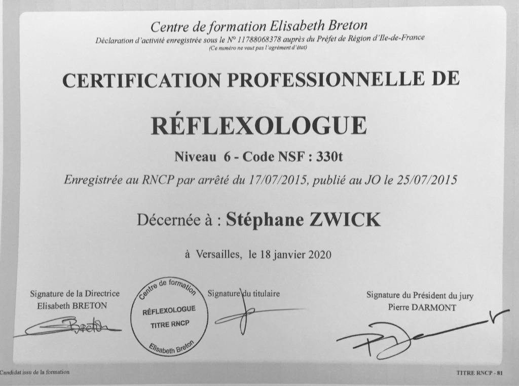 photo diplome Stephane Zwick