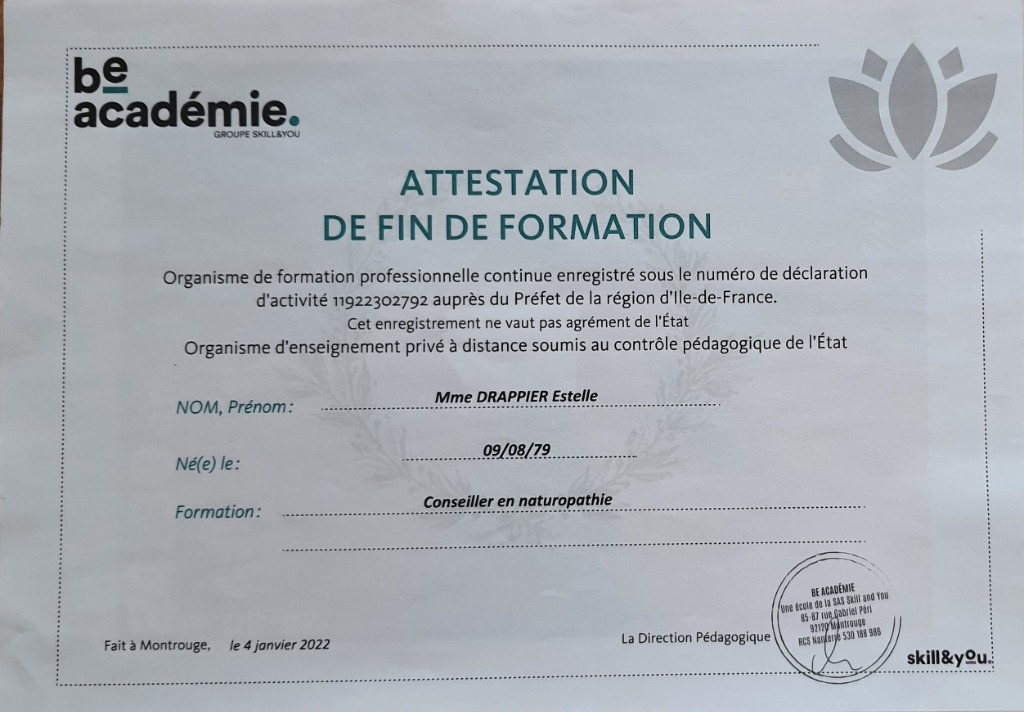 photo diplome Estelle DRAPPIER