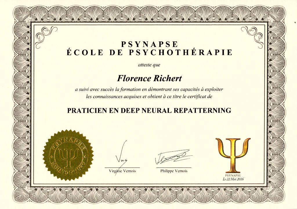 photo diplome Florence Richert