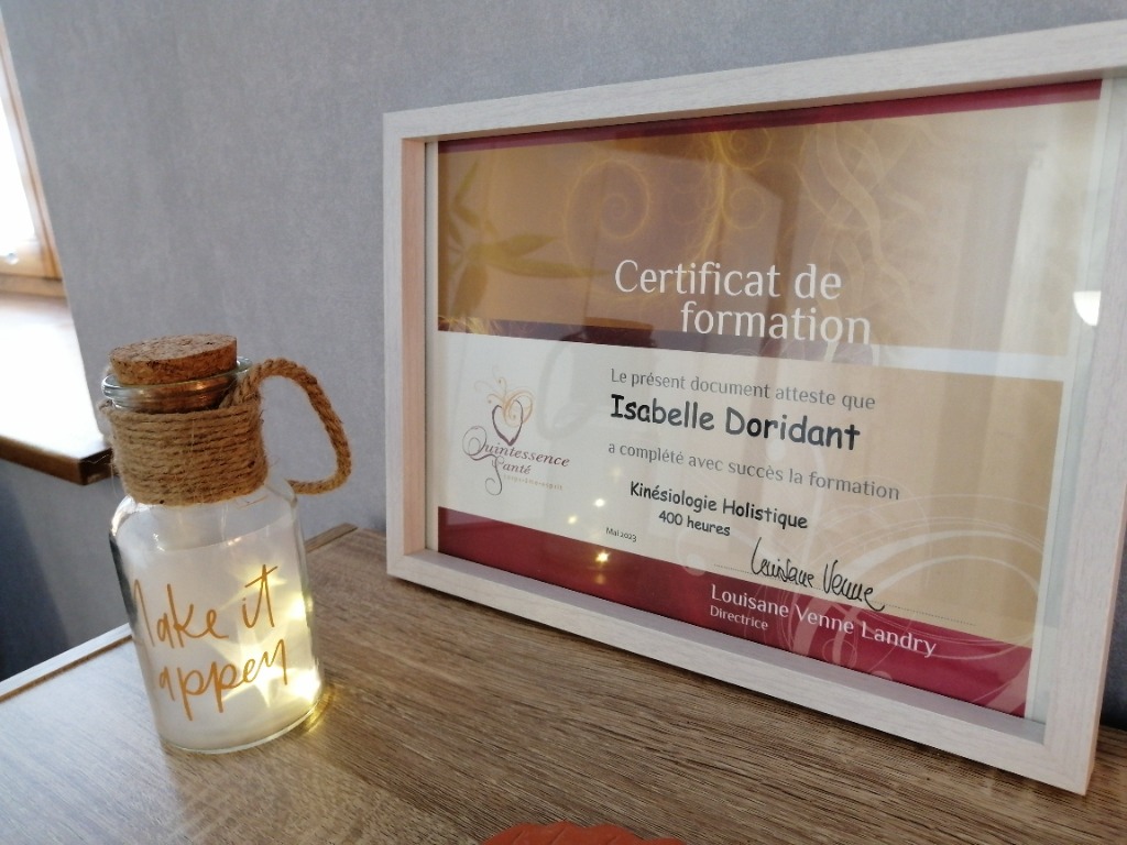 photo diplome Le Champ des Possibles - Isabelle DORIDANT - Nancy